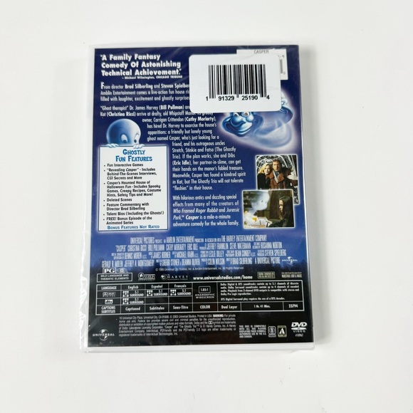 ⭐️ 190. Casper (1995) DVD Widescreen Special Edition New Sealed Bonus Features - Picture 4 of 5